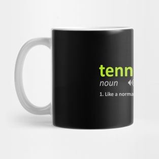 Tennis Mom Dictionary Mug